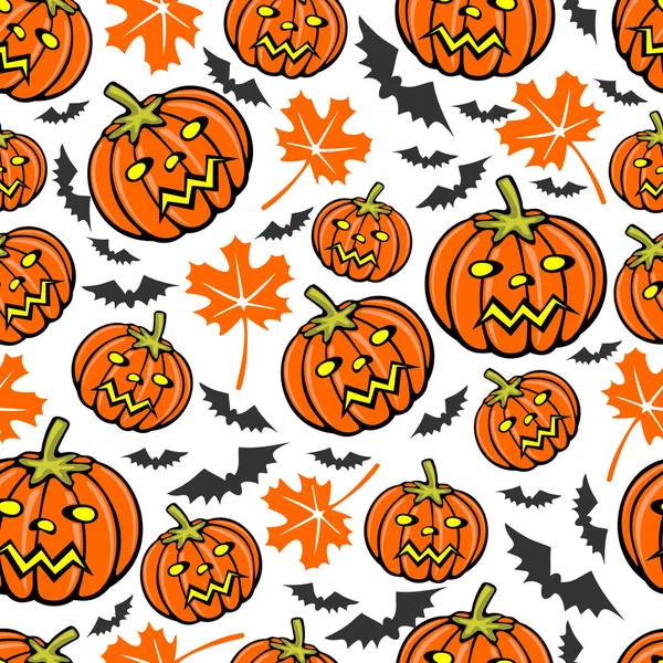 Halloween seamless-07 — Stock Vector