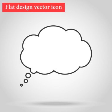 Simge Simge bulut mystey. düz tasarım düşünceleri açıklar 