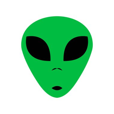 Başka bir dünyadan gelen komik uzaylı baş yaratık