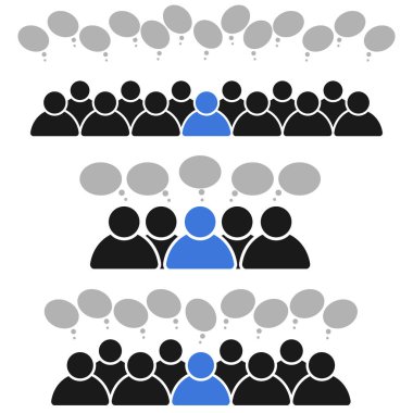 Icon collection, sosyal grup insan