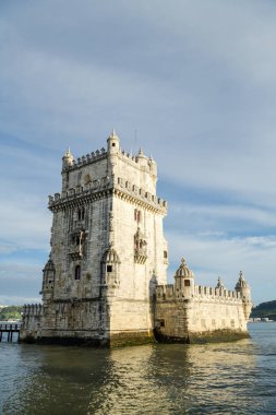 Kule, Belem Lizbon, Portekiz akşam saatlerinde