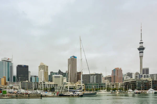 Auckland Nueva Zelanda Febrero 2015 Skyline Típico Auckland Nueva Zelanda — Foto de Stock