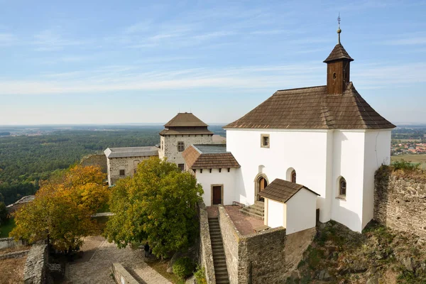 Kunetice República Tcheca Outubro 2015 Bela Vista Sobre Castelo Kunetice — Fotografia de Stock