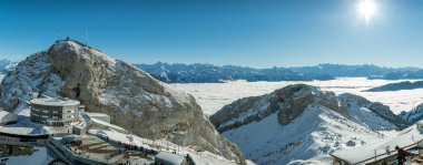 Pilatus, İsviçre - 1 Ocak 2019: yeni yıl 2019 1 gün boyunca güzel manzaralı üst kısmında Mount Pilatus İsviçre İsviçre Alpleri üzerinde zevk insanlar