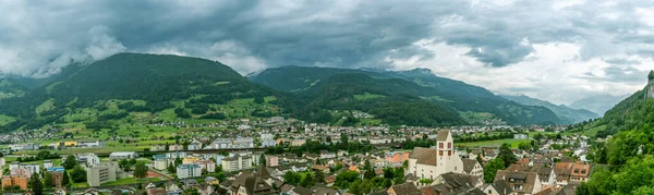 Sargans Schweiz Juni 2019 Blick Auf Sargans Kleine Stadt Kanton — Stockfoto