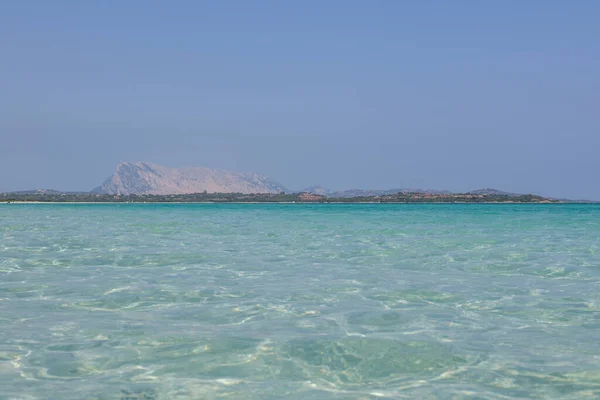 Vackert Klart Vatten Med Fin Utsikt Nära San Teodoro Italien — Stockfoto