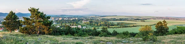 Scena Naturale Panoramica Dal Calvario Nitra Repubblica Slovacca Destinazione Viaggio — Foto Stock