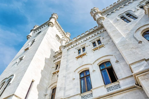 Detalj Miramare Castle Nära Trieste Nordöstra Italien Resmål Vacker Arkitektur — Stockfoto