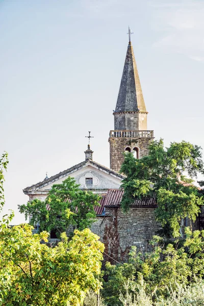 Parish Kilisesi Vitus Modestus Crescentia Groznjan Istria Hırvatistan Dini Mimari — Stok fotoğraf
