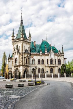 Kosice city, Slovak Cumhuriyeti, güzel Jakab'ın sarayında. Mimari sahne. Seyahat hedef.
