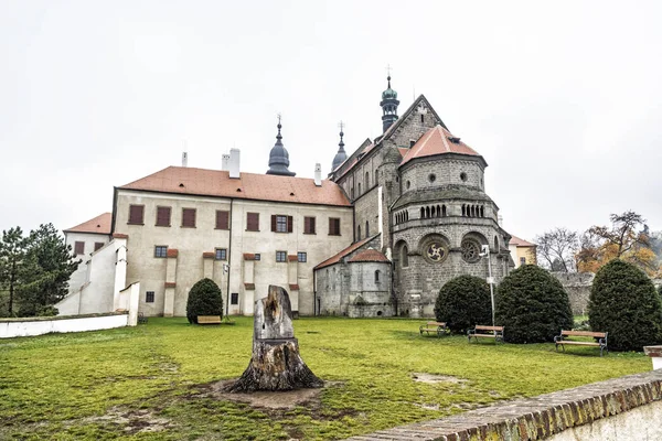 Basílica São Procópio Uma Igreja Cristã Românico Gótica Trebic República — Fotografia de Stock