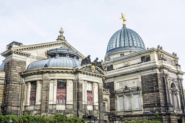 Академия Изящных Искусств Дрездена Германия Архитектурная Сцена Путешествие — стоковое фото