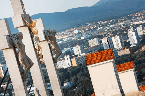 Jesus Kristus korsfäst, Nitra, Slovakien — Stockfoto