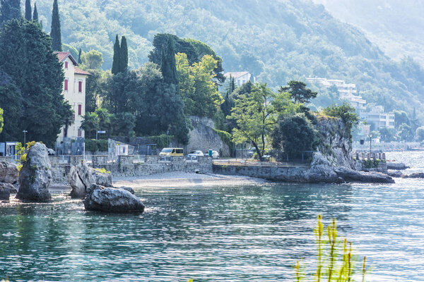 Miramare near Trieste, northeastern Italy, Europe. Travel destination.
