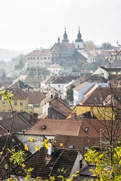 Jewish quarter and chateau, Trebic, Czech — Stock Photo, Image