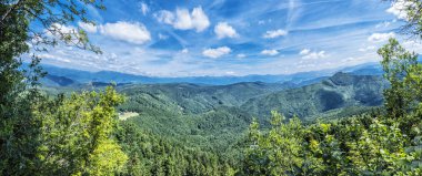 Hrb hill'den panoramik manzara, Vepor, Slovakya