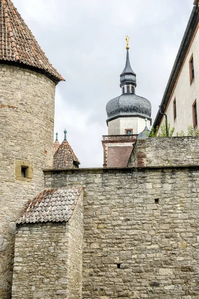 Forteresse de Marienberg à Wurzburg, Bavière, Allemagne — Photo