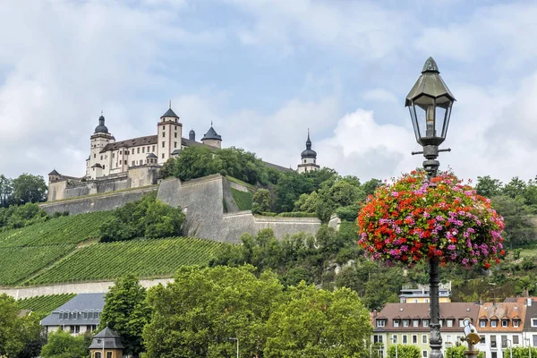 Vesting Marienberg in Wurzburg, Beieren, Duitsland — Stockfoto