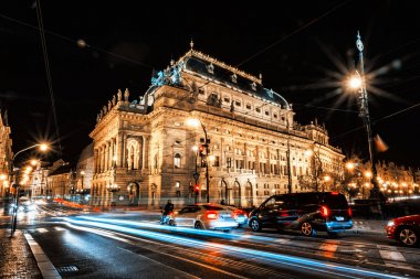 Ulusal tiyatro binası, Prag, Çek, endüstriyel tarz