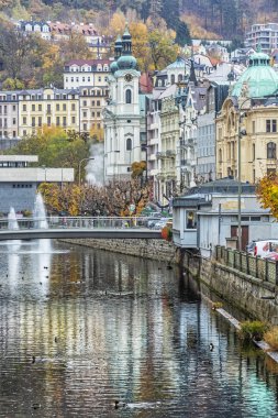 Karlovy Vary kasabası, Çek Cumhuriyeti'nde sağlık tesisi