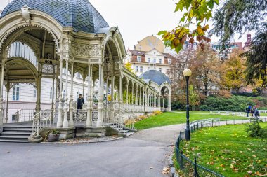 Karlovy Vary kasabası, Çek Cumhuriyeti'nde sağlık tesisi