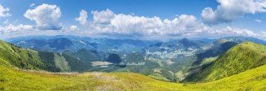Velka Chochula peak'ten görünüm, Low Tatras, Slovakya