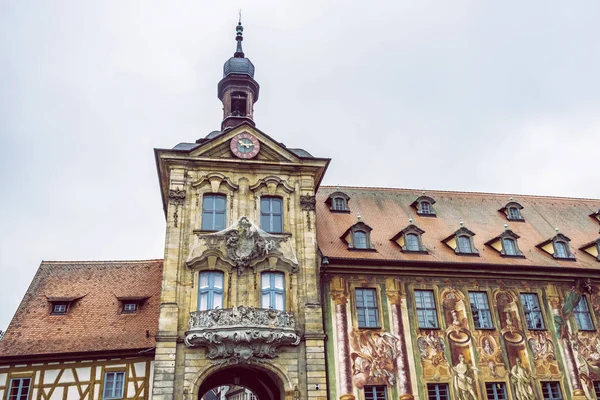 Gamla rådhuset i Bamberg, Bayern, Tyskland — Stockfoto