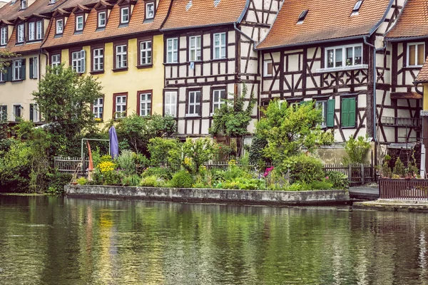 Distrito de pesca Little Venice, Bamberg, Alemanha — Fotografia de Stock