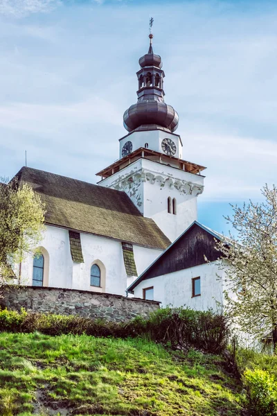 Farní Kostel Jana Evangelisty Obci Banská Bela Slovenská Republika Náboženská — Stock fotografie