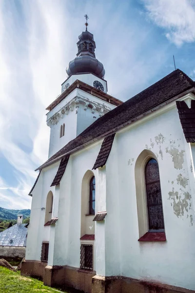 Farní Kostel Jana Evangelisty Obci Banská Bela Slovenská Republika Náboženská — Stock fotografie