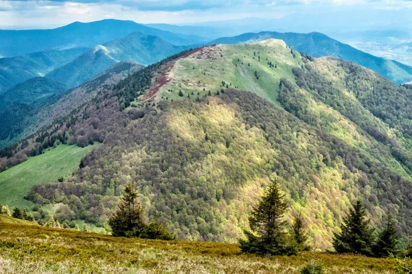 Osnica Hill Stoh Little Fatra Slovak Republic Springtime Scene Beauty — Stock Photo, Image