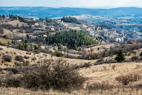 Landskap Stiavnica Bergen Slovakien Säsongsmässig Naturlig Scen Resmål — Stockfoto