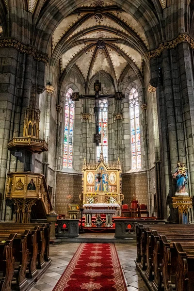 Innenraum Des Benediktinerklosters Hronsky Benadik Slowakische Republik Religiöse Architektur Reiseziel — Stockfoto