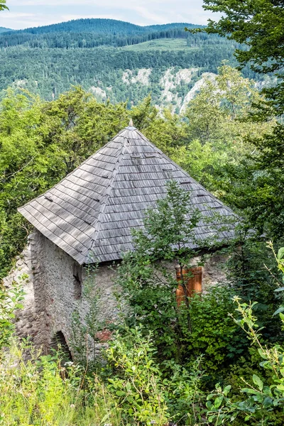 人間の城の遺跡 スロバキア共和国 中央ヨーロッパ 目的地 — ストック写真