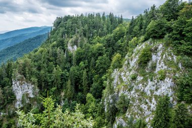 Muran ovası, Slovakya Cumhuriyeti, Orta Avrupa. Seyahat güzergahı. Mevsimsel doğal sahne.
