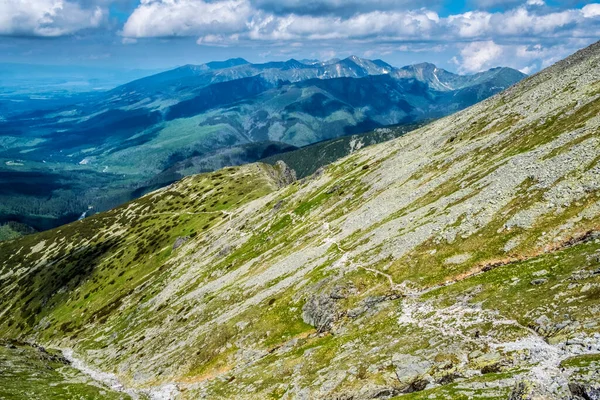 Västra Tatra Från Krivan Topp Höga Tatrabergen Slovakien Vandringstema Resmål — Stockfoto