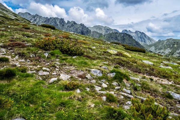 Scenery High Tatras Mountains Slovak Republic Hiking Theme Travel Destination — Stock Photo, Image