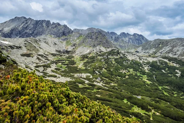 Krajobraz Tatr Wysokich Republika Słowacka Temat Wędrówki Cel Podróży — Zdjęcie stockowe