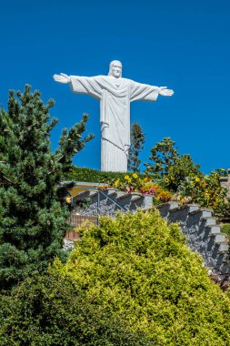 İsa heykeli, Rio de Klin, Orava bölgesi, Slovakya Cumhuriyeti. Dini mimari.