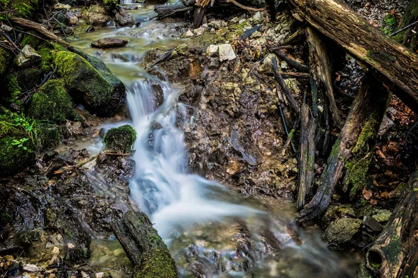 Water Stream Snake Valley Kremnica Hills Slovak Republic Long Time — Stock Photo, Image