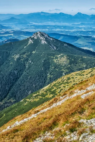 Sivy Pico Western Tatras República Eslovaca Tema Das Caminhadas Cena — Fotografia de Stock