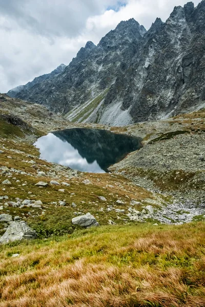 Küçük Hincovo Tarn Mengusovska Vadisi Yüksek Tatras Dağları Slovak Cumhuriyeti — Stok fotoğraf