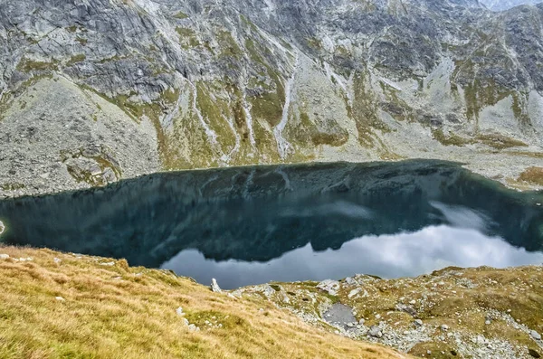 Grand Tarn Hincovo Vallée Mengusovska Montagnes Des Hautes Tatras République — Photo