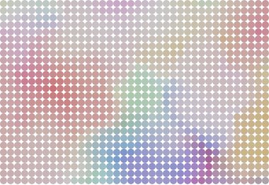 Daireler, kabarcıklar, küre veya elips, arka plan deseni şeklinde. Mozaik veya döşeme tarzı. Vektör çizim grafiği.