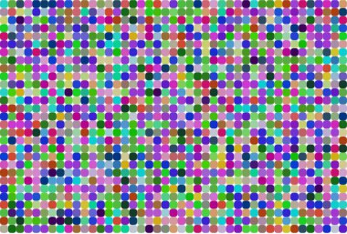 Renk soyut Karma Desen generatif sanat arka plan. Mozaik veya döşeme tarzı. Vektör çizim grafiği.