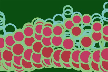 Kavramsal arka plan desen tasarımı için daire, kabarcıklar, Küre veya elips. Vektör çizim grafiği.