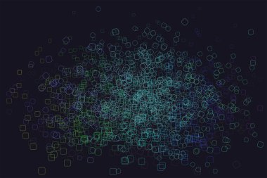 Soyut kavramsal karma desen. Web sayfası, grafik tasarım, katalog, doku veya arka plan için iyi. Vektör çizim grafiği.