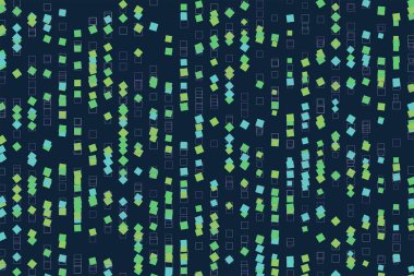 Arka plan şekli kare, dikdörtgen desen ile. Vektör çizim grafiği.