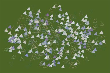 Kavramsal arka plan üçgen desen tasarımı için. Vektör çizim grafiği.