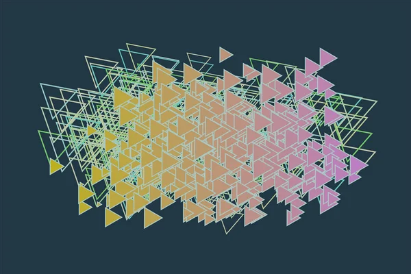 Αφηρημένη Τρίγωνο Μοτίβο Φόντου Για Σχεδιασμό Vector Εικονογράφηση Γραφικών — Διανυσματικό Αρχείο
